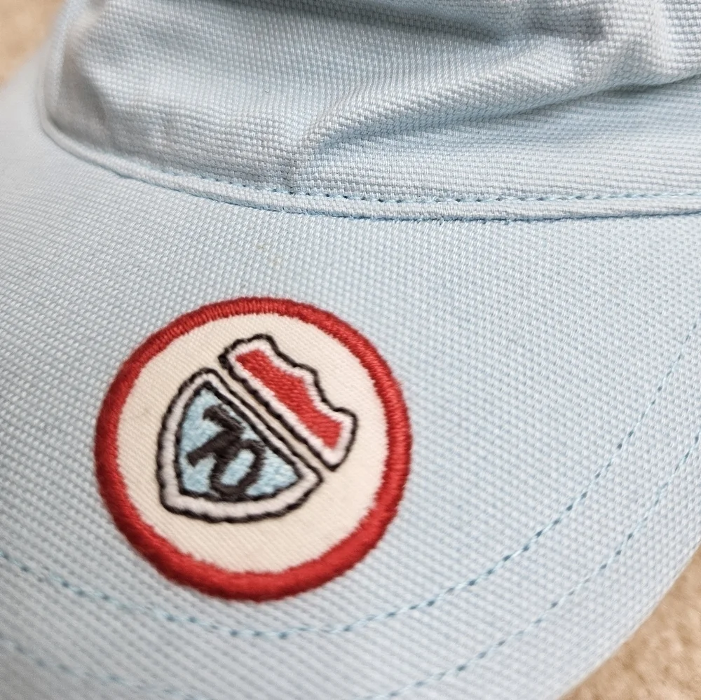 Janie and Jack 2004 #bluetag 6-12 month visor hat